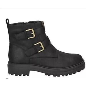 New Bella Vita Comfort Lug Sole Arcadia Biker Black 8.5M